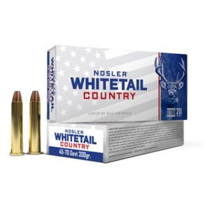 Nosler Whitetail Country .45-70 Govt. 300 Gr. - 20 Rounds