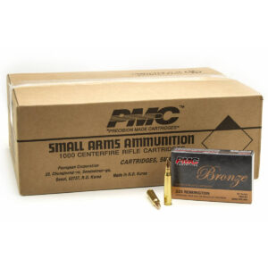 PMC Bronze 223 Rem. 55 Gr. FMJ – 1000 Rounds